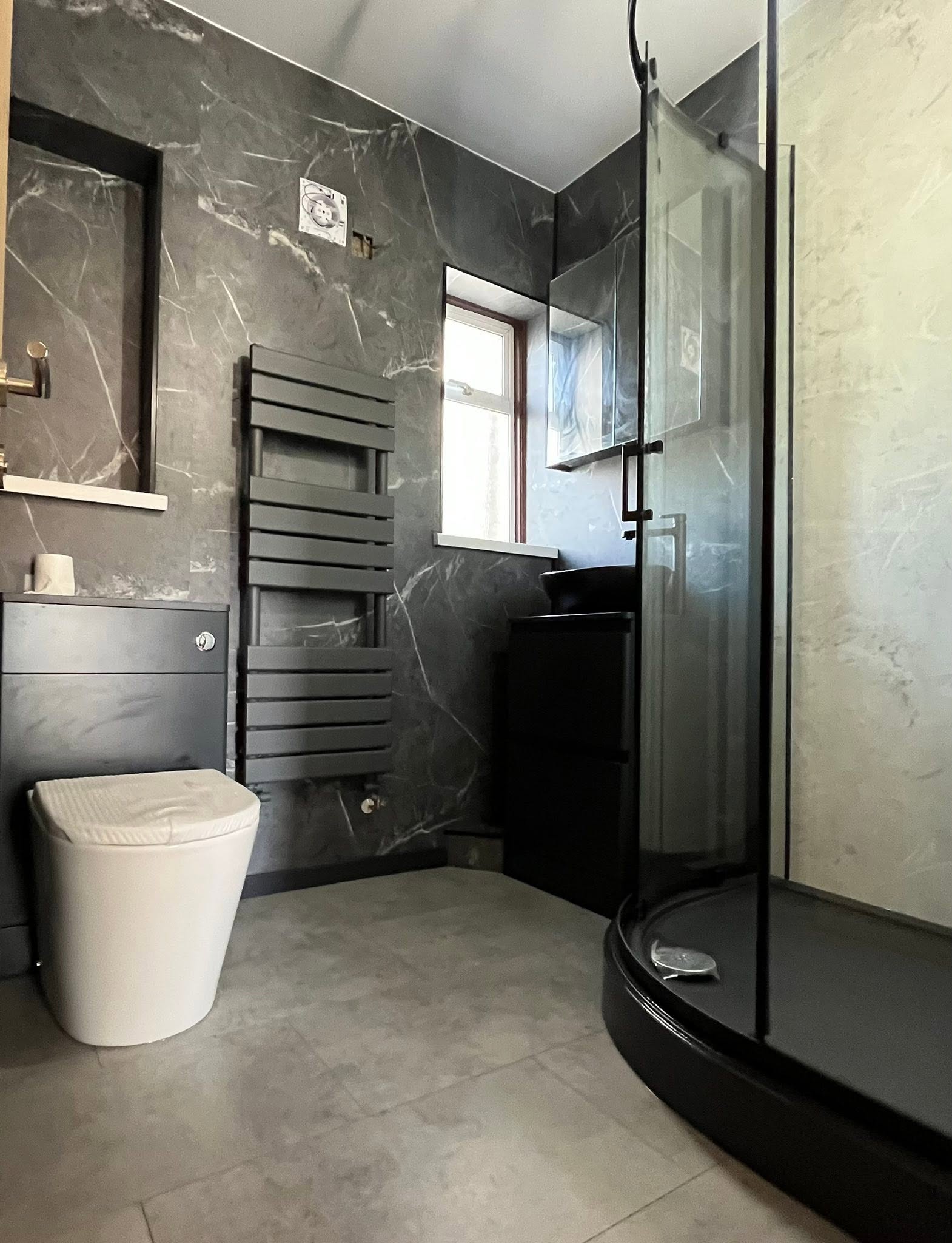 Modern bathroom installation in Pembrokeshire by C&I Bathrooms